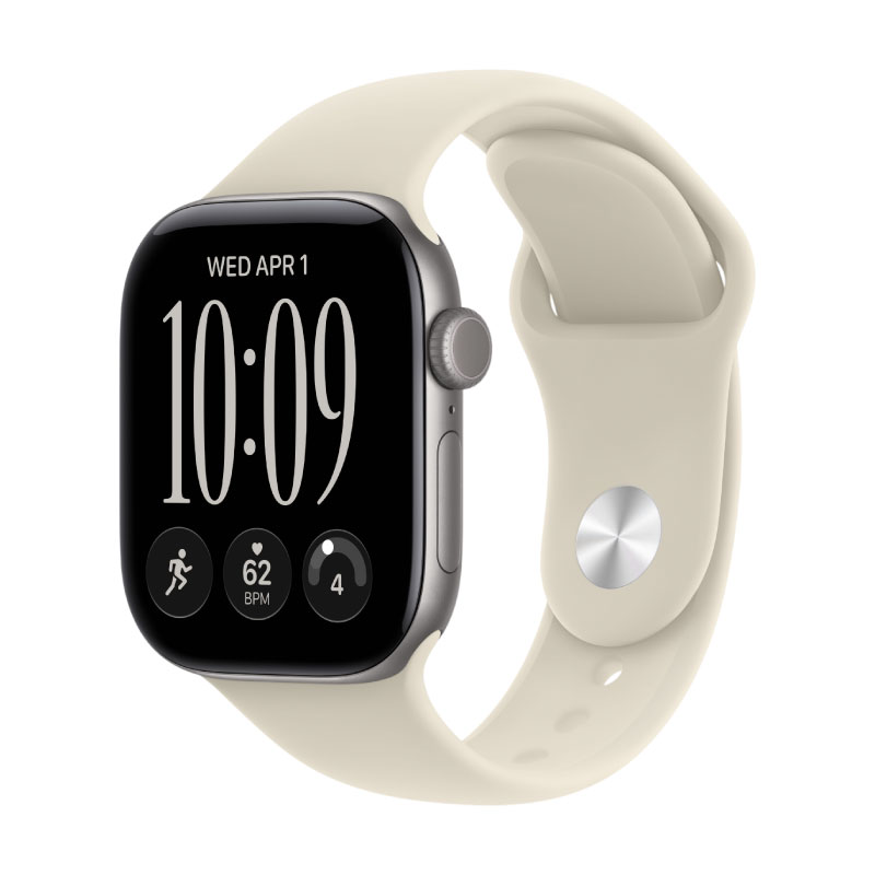 Apple Watch Series 12, 42 mm, Space Gray Aluminum Sand Sport Band M/L